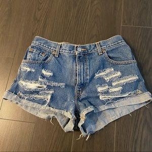 Levi’s jean shorts